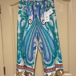 Zara paisley pants - size Medium